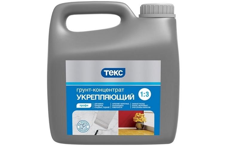 Укрепляющая грунтовка способствует укреплению рыхлых оснований, а также предотвращает их растрескивание