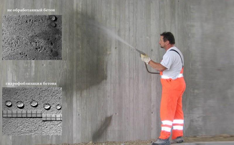 Водооталкивающая грунтовка предотвращает разрушение различных материалов в результате длительного воздействия влаги