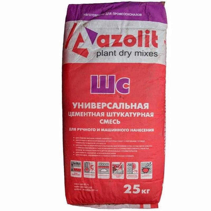 Водостойкая штукатурка Азолит-ВШ обладает высокой пластичностью и износостойкостью, разработана для отделки различных поверхностей
