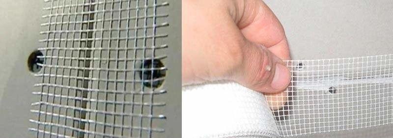 Для заделки стыков гипсокартона используют серпянку