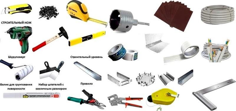 Инструменты для создания шумоизоляции гипсокартонных перегородок