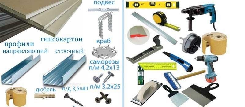 Инструменты , которые необходимы для сборки каркаса