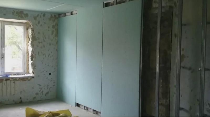 Каркасный способ выравнивания стен