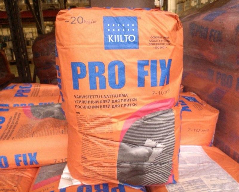 Kilto PRO FIX обладает высокой прочностью и морозоустойчивостью