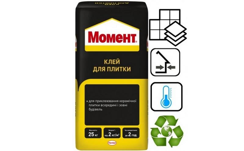 Клей Момент обладает высокой адгезией и водостойкостью