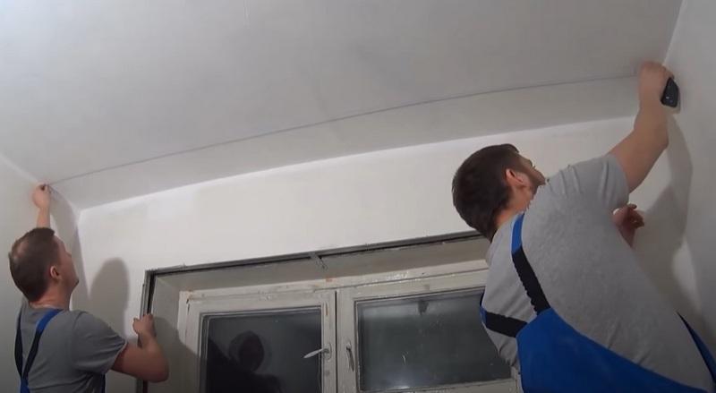 Перед началом работ выполняют разметку