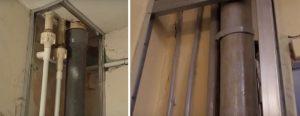 Прикручивают стоечный профиль к полу и потолку