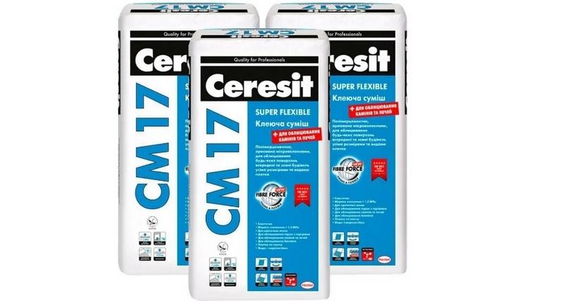 Сухая смесь Ceresit 17 подходит для большинства поверхностей